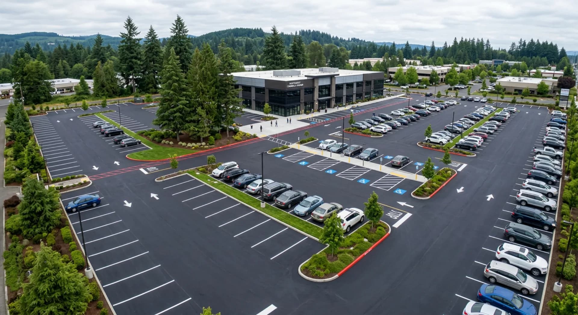 Commercial Parking Lot Design: Best Practices for Washington Business Owners